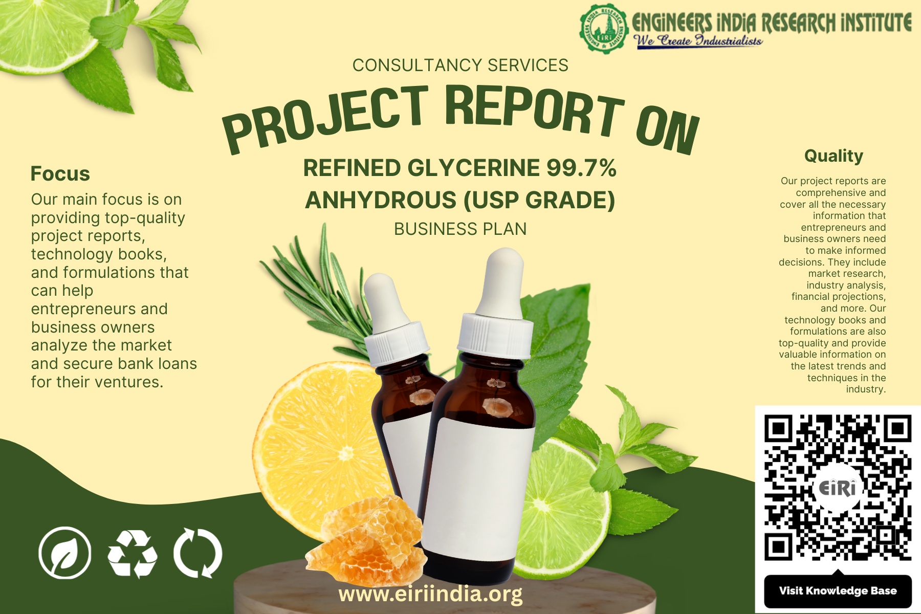 REFINED GLYCERINE (99.7%) ANHYDROUS (USP GRADE) (Cap: 20 TPD)